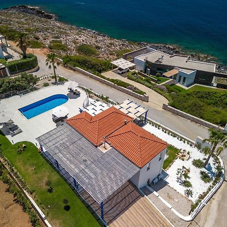 Chorafakia Villa Hemera Ocean View Private Heated Pool מראה חיצוני תמונה