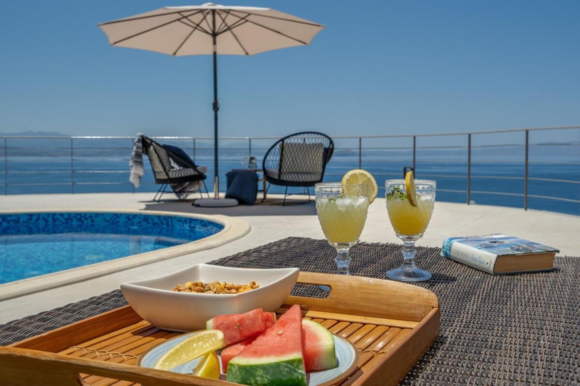 Chorafakia Villa Hemera Ocean View Private Heated Pool מראה חיצוני תמונה