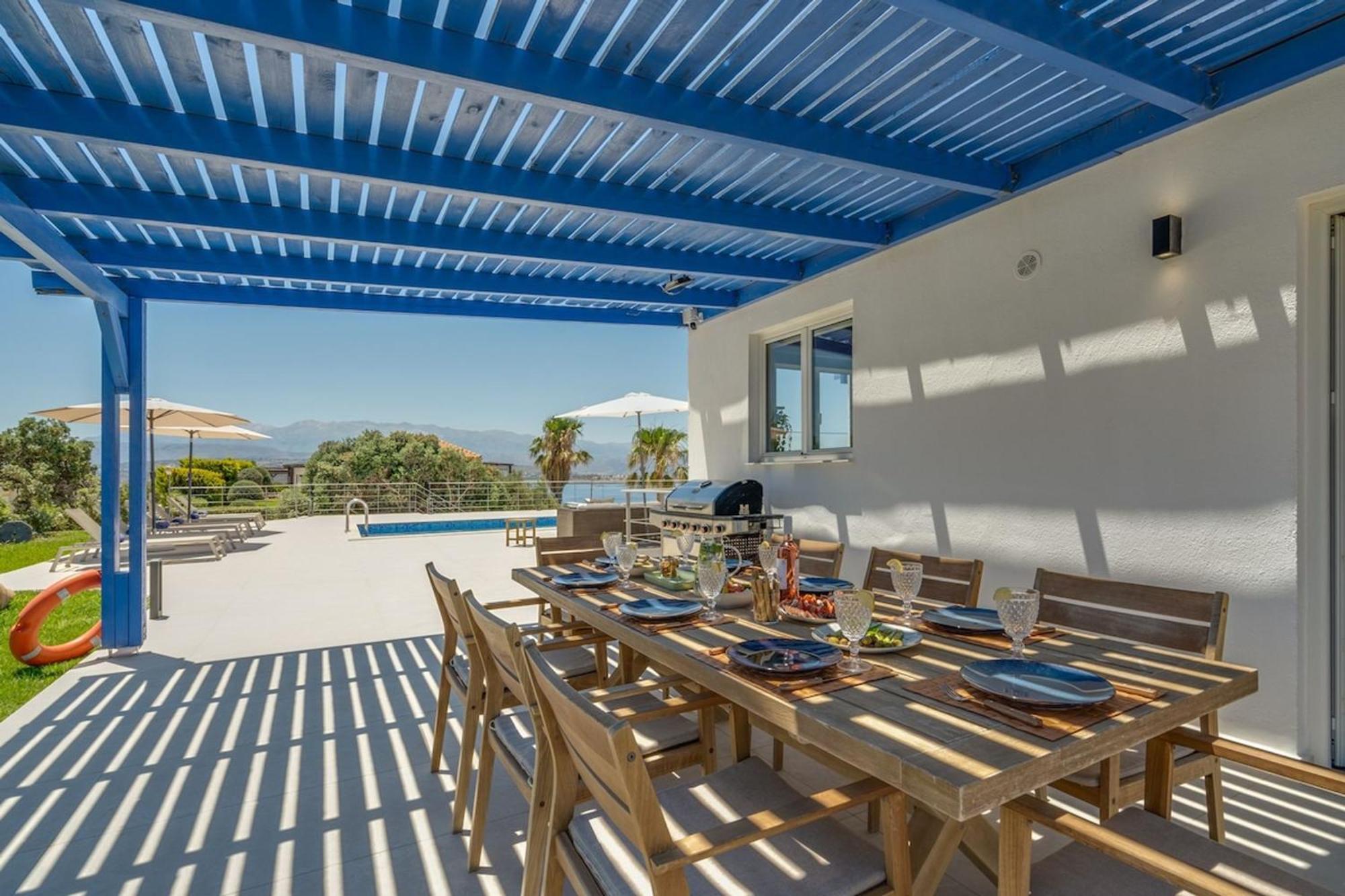 Chorafakia Villa Hemera Ocean View Private Heated Pool מראה חיצוני תמונה