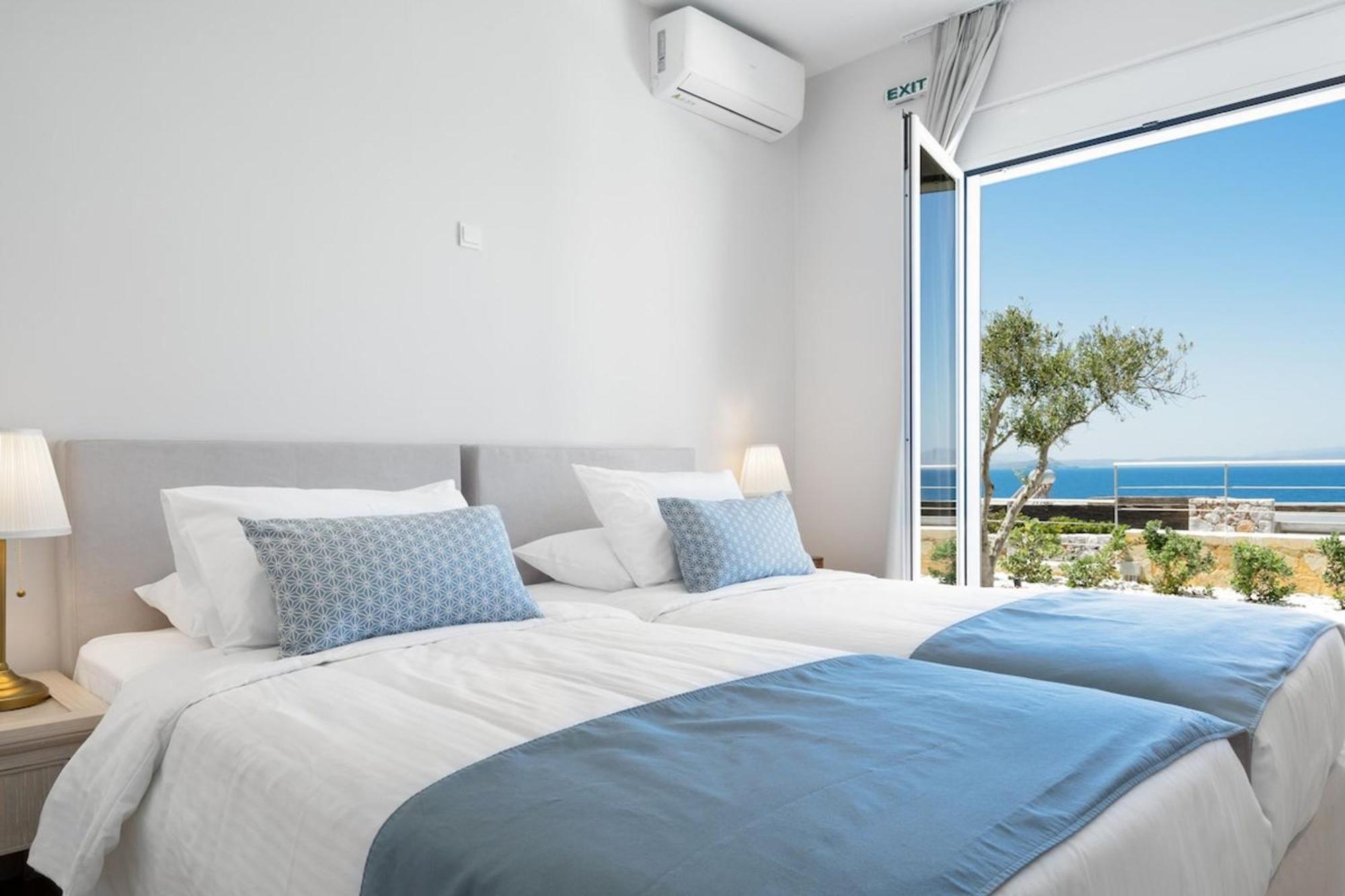 Chorafakia Villa Hemera Ocean View Private Heated Pool מראה חיצוני תמונה