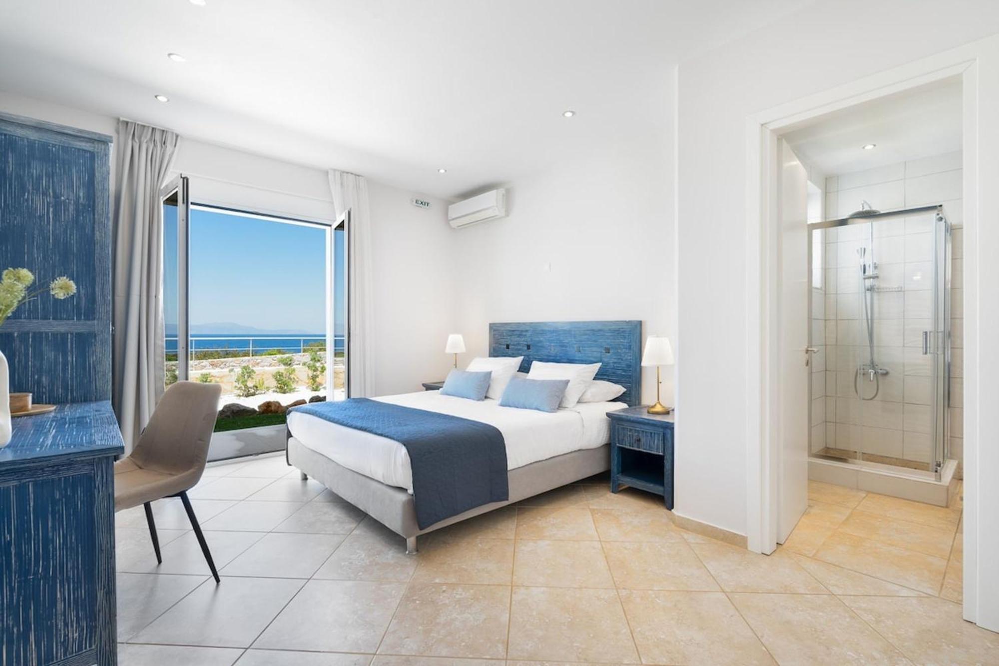 Chorafakia Villa Hemera Ocean View Private Heated Pool מראה חיצוני תמונה