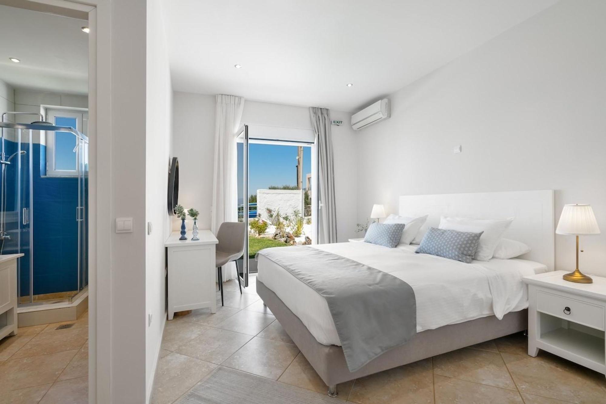 Chorafakia Villa Hemera Ocean View Private Heated Pool מראה חיצוני תמונה