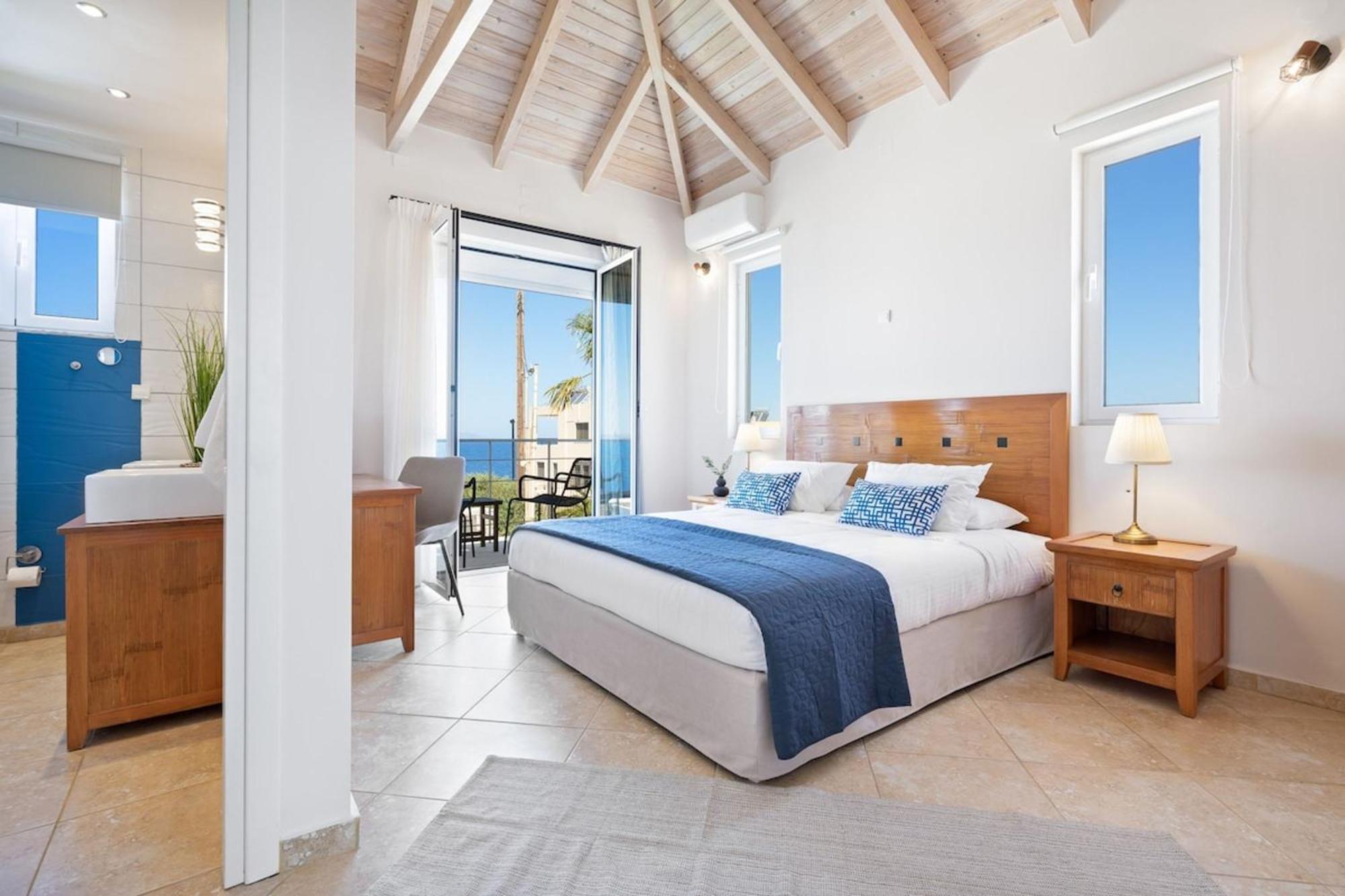 Chorafakia Villa Hemera Ocean View Private Heated Pool מראה חיצוני תמונה