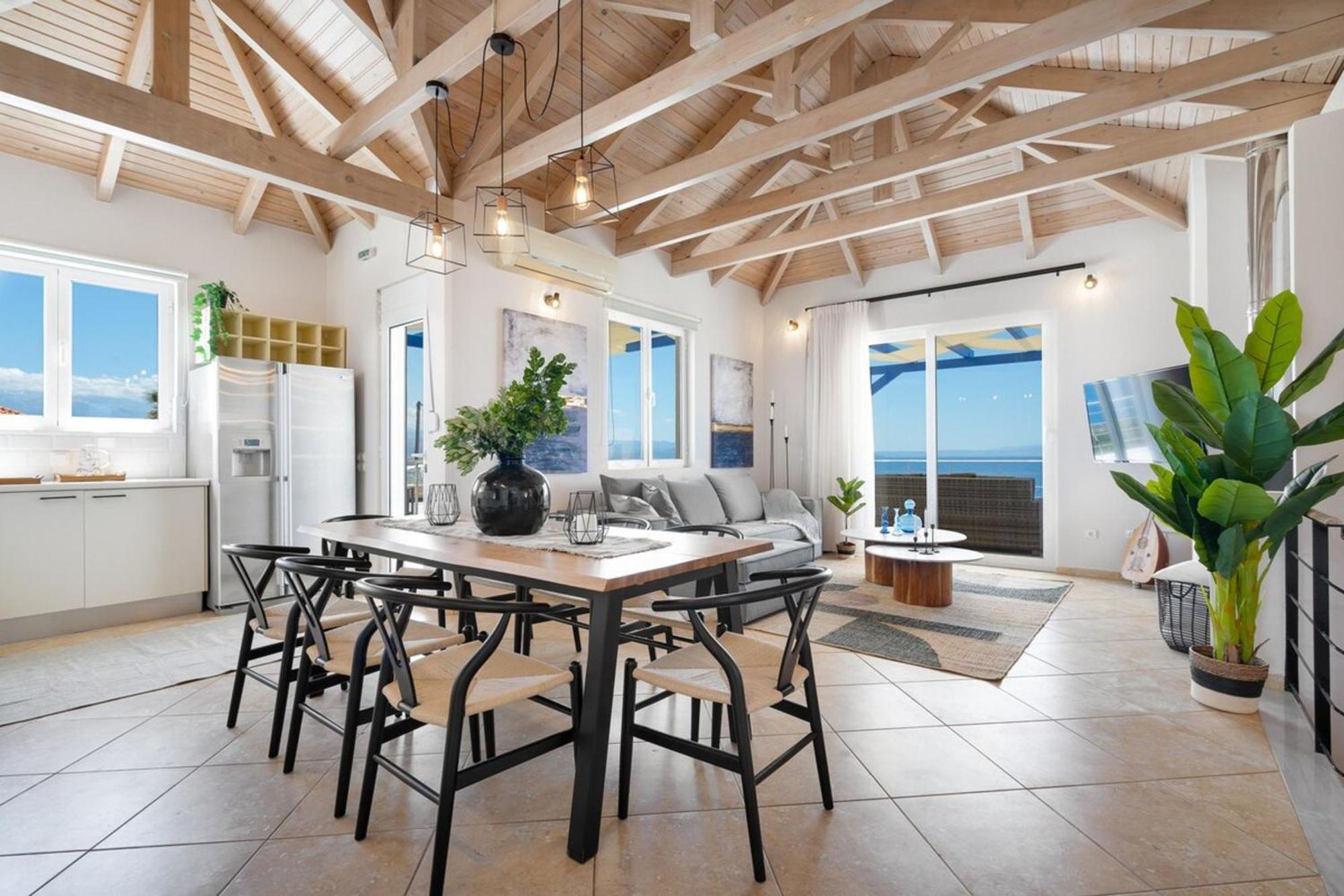 Chorafakia Villa Hemera Ocean View Private Heated Pool מראה חיצוני תמונה